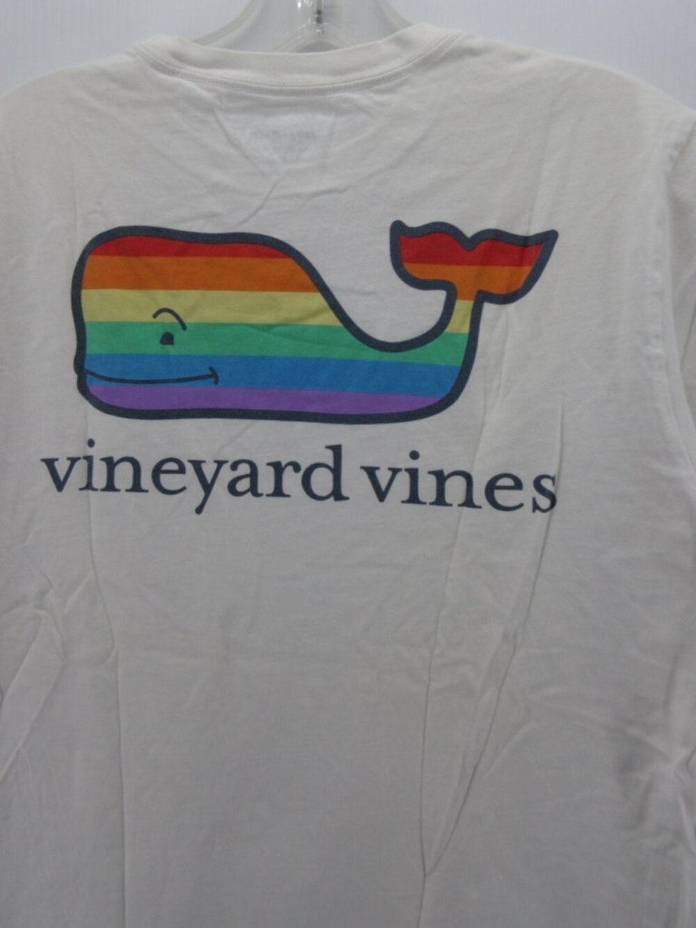 Vineyard Vines Shirt Small Pullover Rainbow Whale Double Sided Pocket - Picture 8 of 12